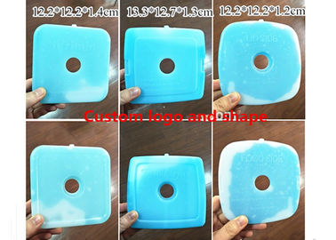 Изготовленные на заказ голубые трудные пластиковые пузыри со льдом на еда 12,2 * 12,2 * 1.2км