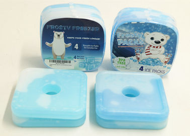 Изготовленные на заказ голубые трудные пластиковые пузыри со льдом на еда 12,2 * 12,2 * 1.2км