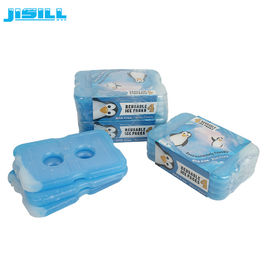Белизна замораживателя ОЭМ/ОДМ холодная пакует прозрачную с голубыми жидкостными мешками со льдом